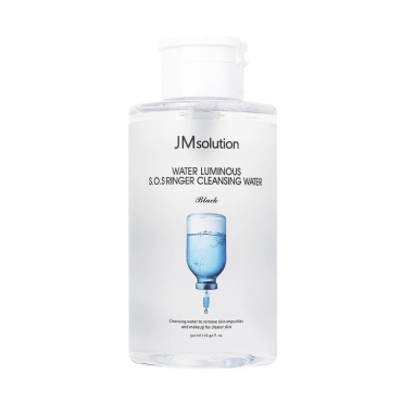 Nước tẩy trang JMsolution Water Luminous S.O.S Ringer Cleansing Water giúp làm sạch bụi bẩn, dầu thừa và lớp trang điểm (500ml)
