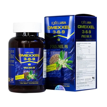 Viên uống Omexxel 3-6-9 Premium hỗ trợ tốt cho não và mắt (100 viên)